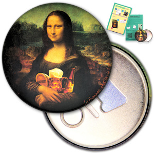 Décapsuleur magnétique « Mona Camembeer »